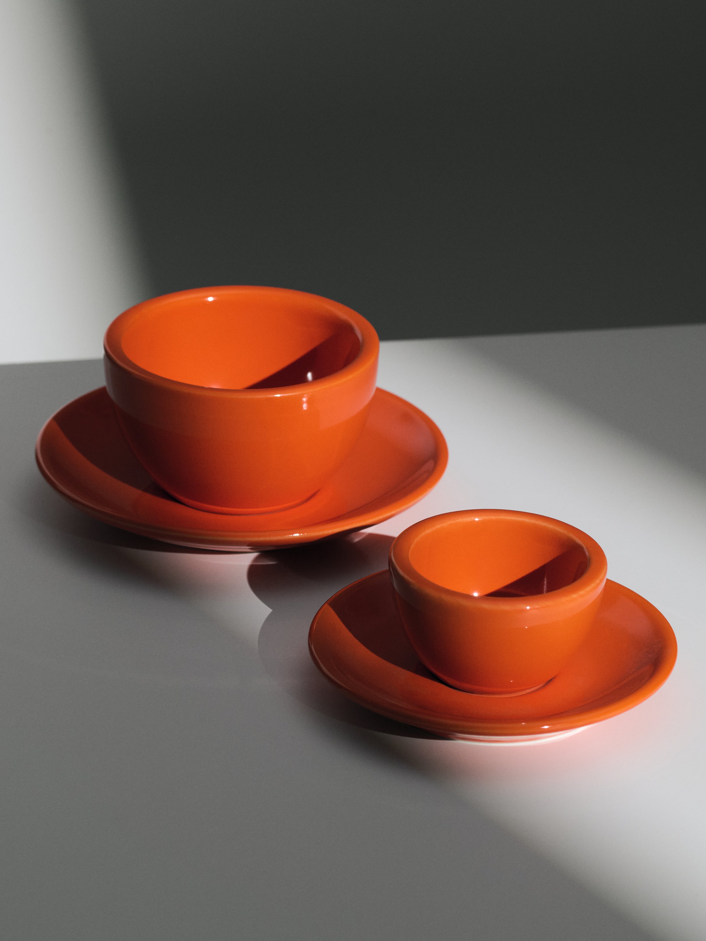 Espresso, orange, set of 2