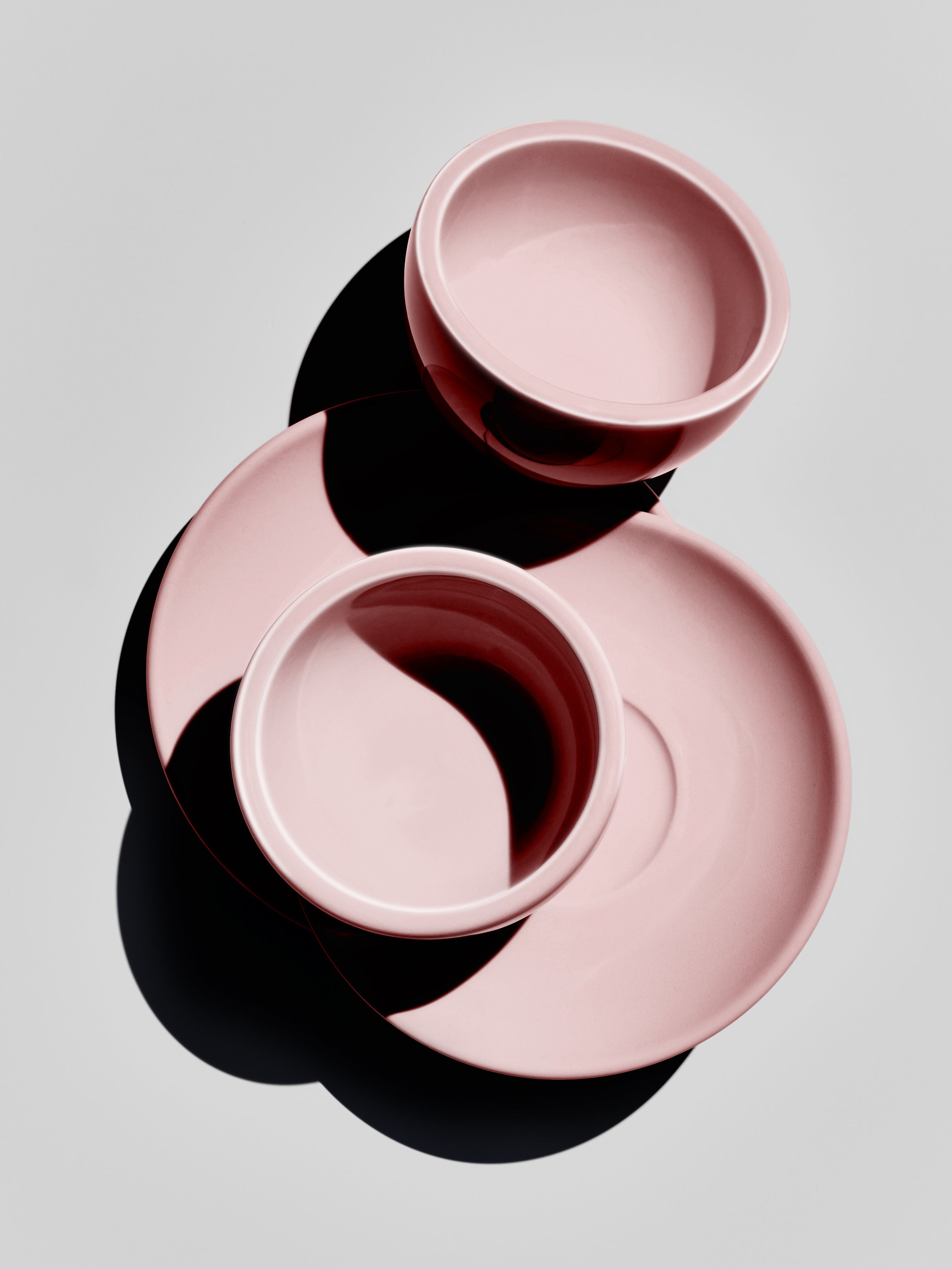 Cappuccino, milky pink, set of 2