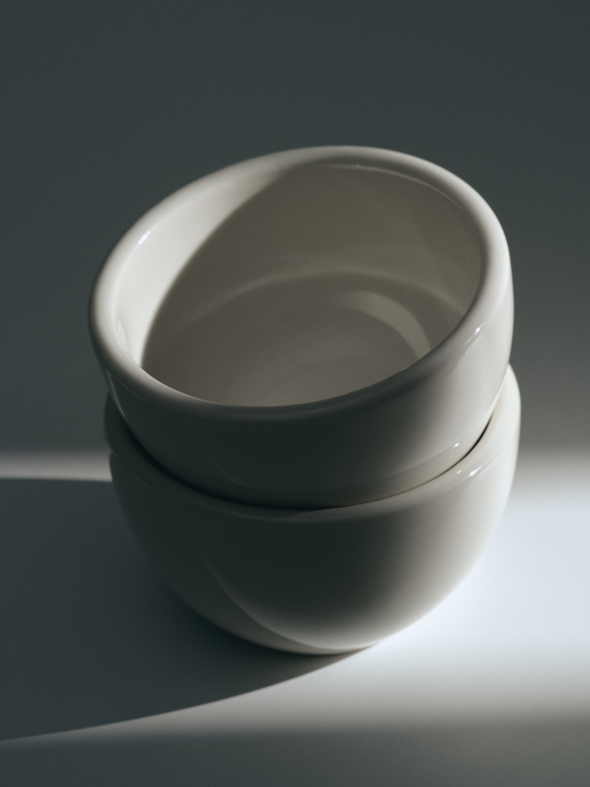 Cappuccino, creamwhite, set of 2