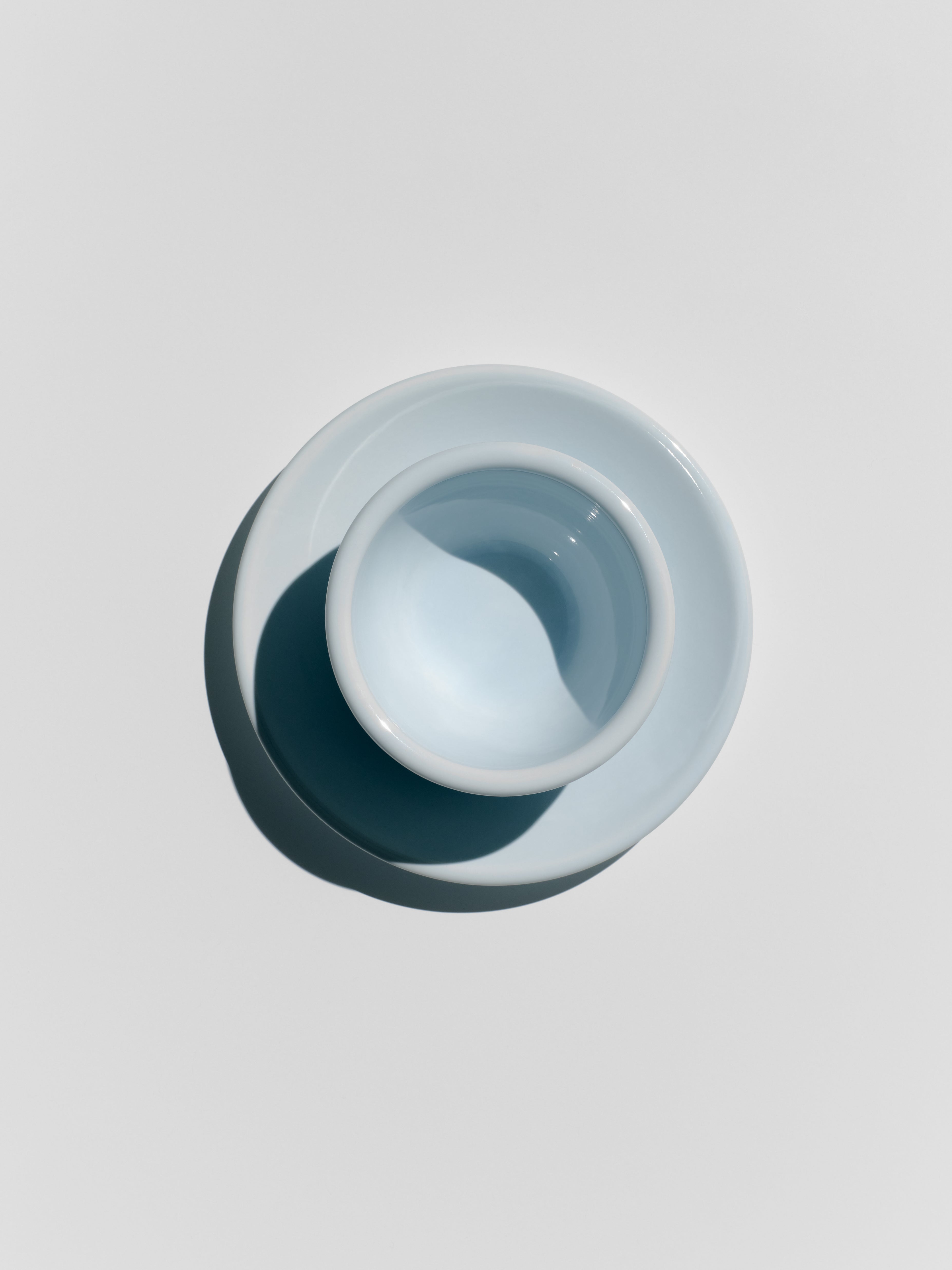 Cappuccino, baby blue, set of 2