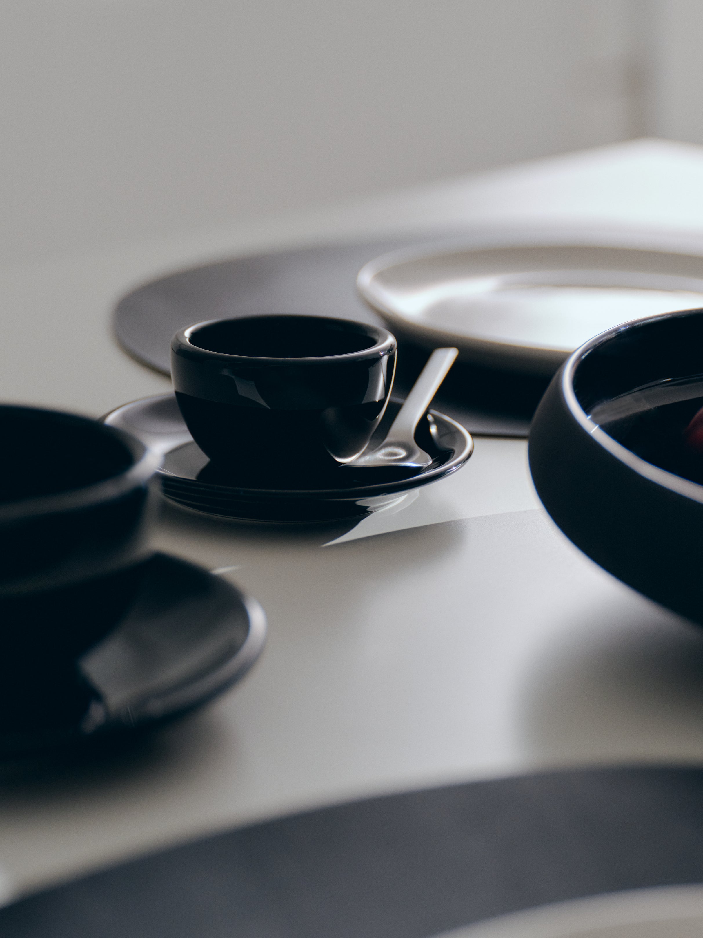 Espresso, black, set of 2