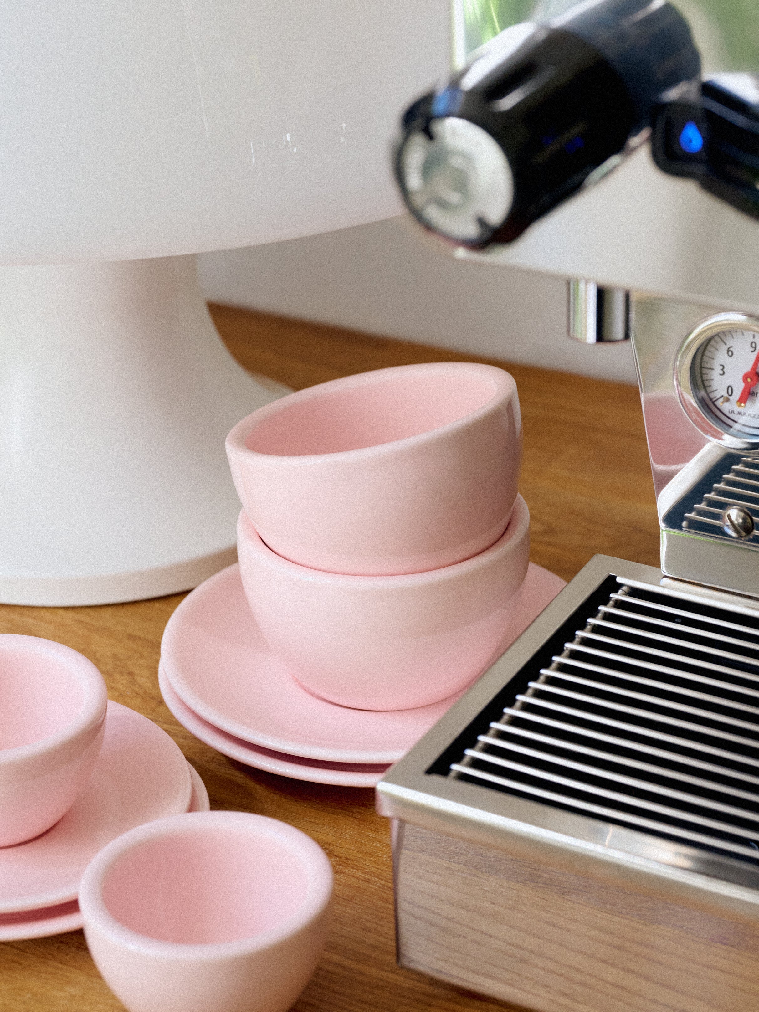 Cappuccino, milky pink, set of 2