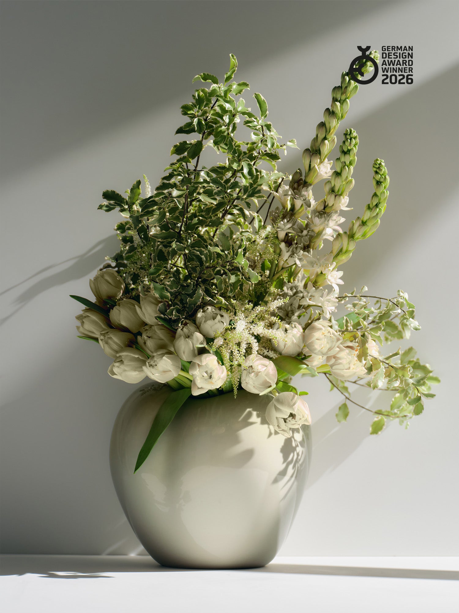 Poppy Vase, moon dust