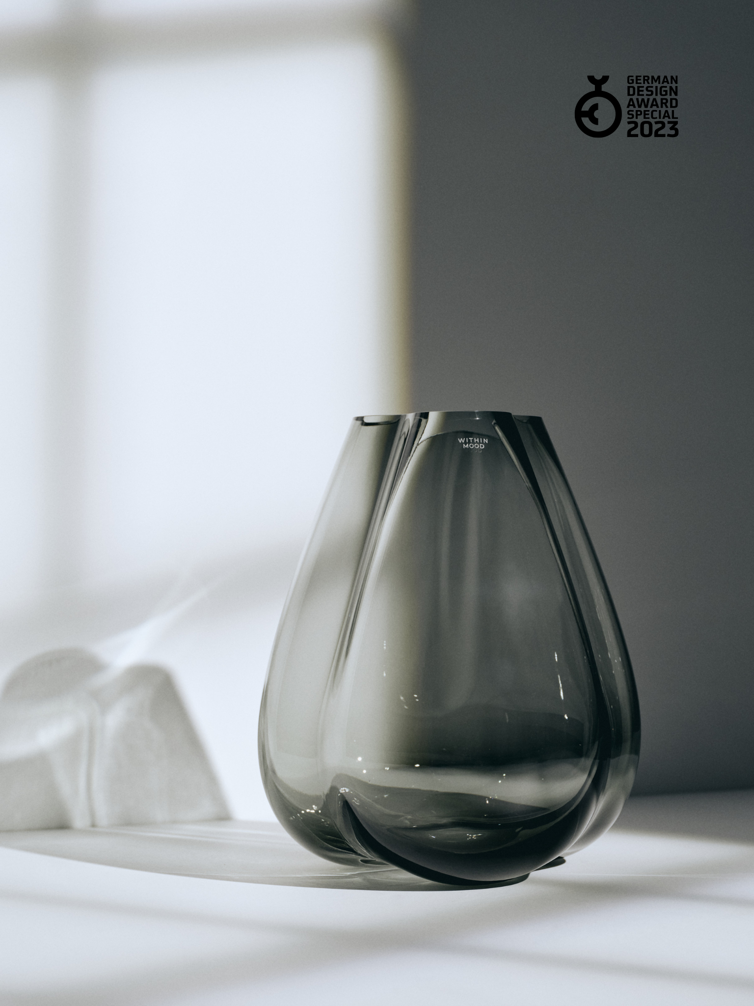 WITHIN MOOD THE VASE G3 "tulip", grau