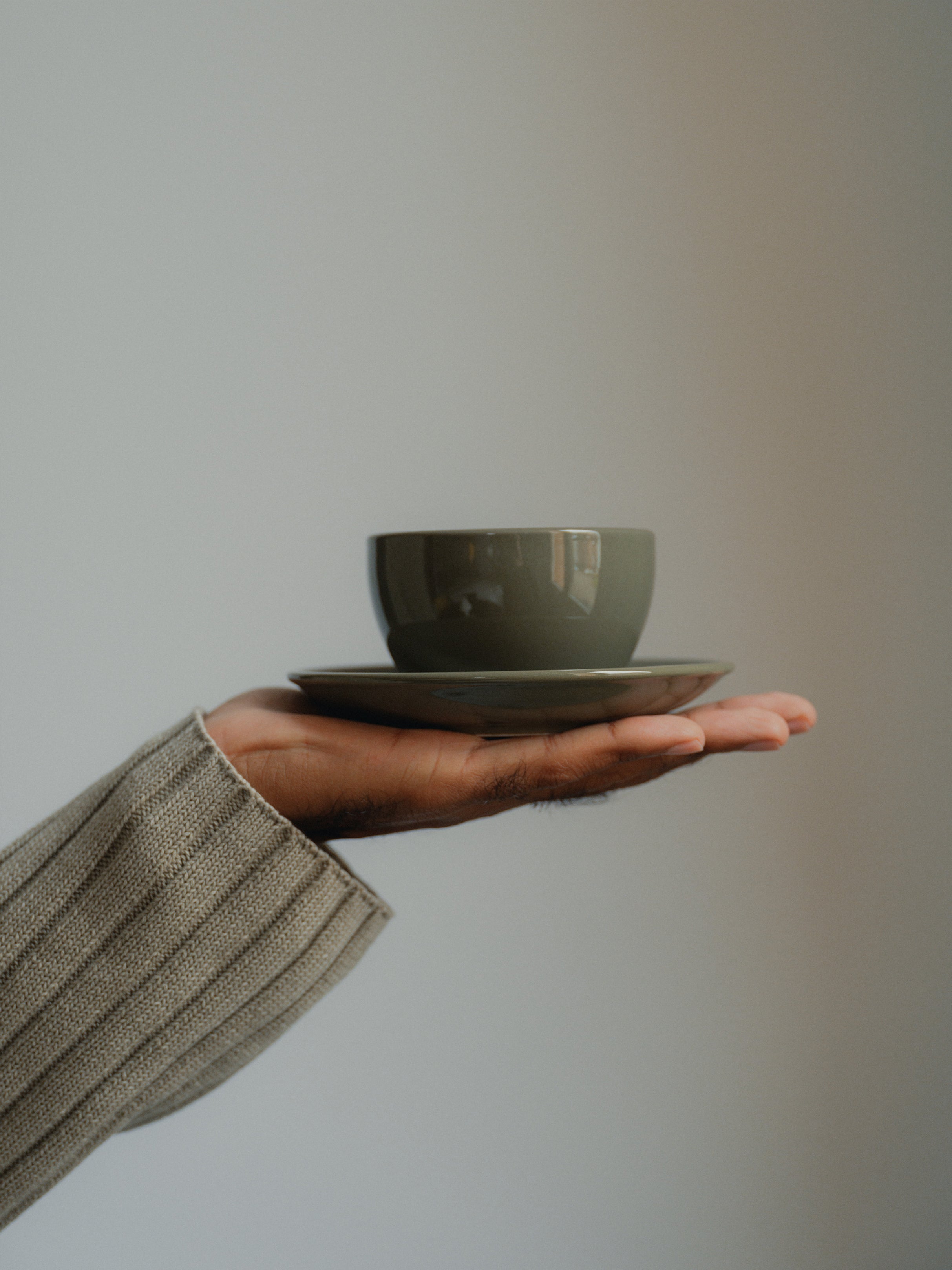 Cappuccino, forestis green, set of 2