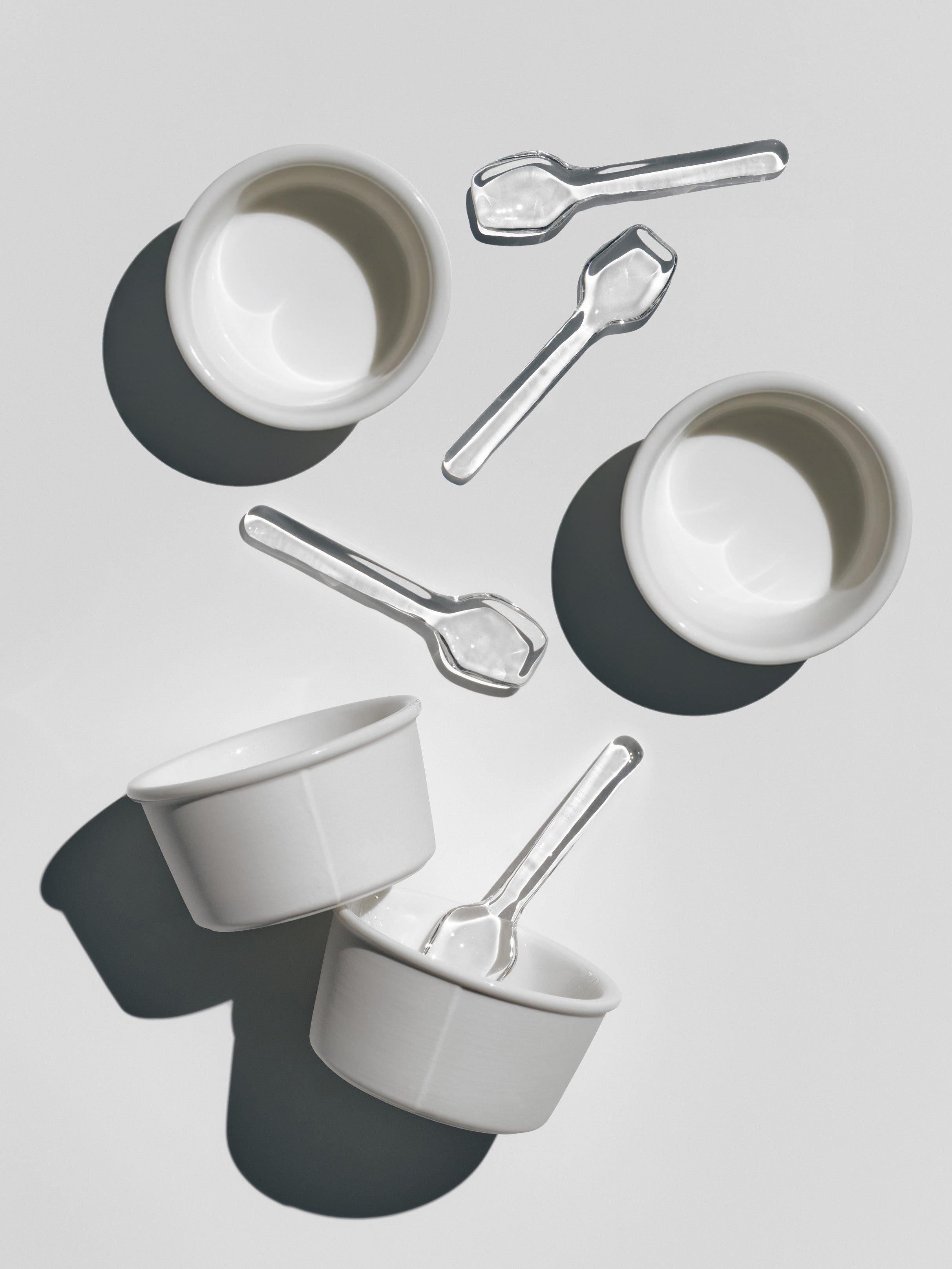 Gelato Cups & Spoons, 4x set of 2