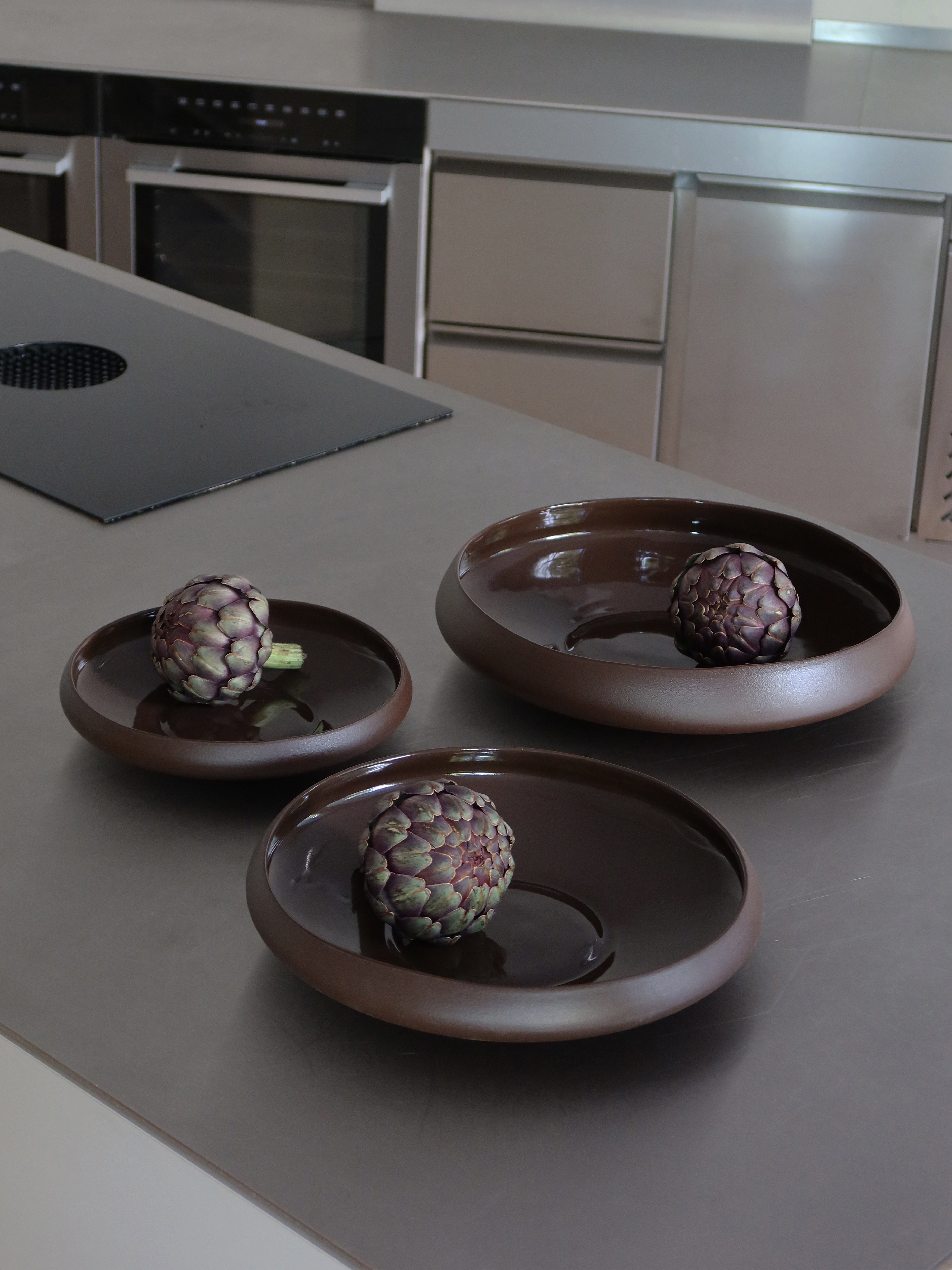 Centerpiece small, darkbrown