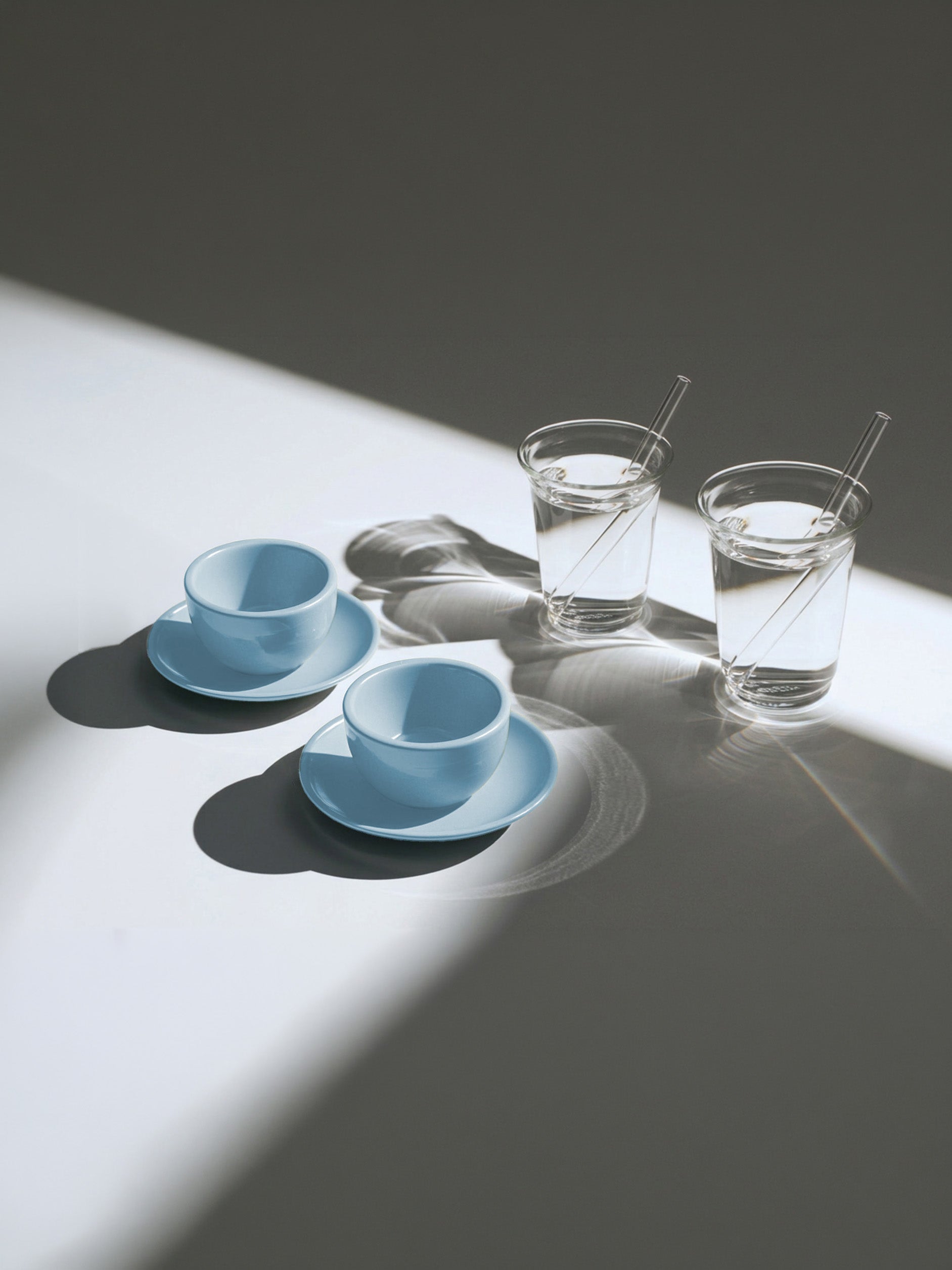 Mini Cold Cups, set of 2 + Espresso, baby blue, set of 2