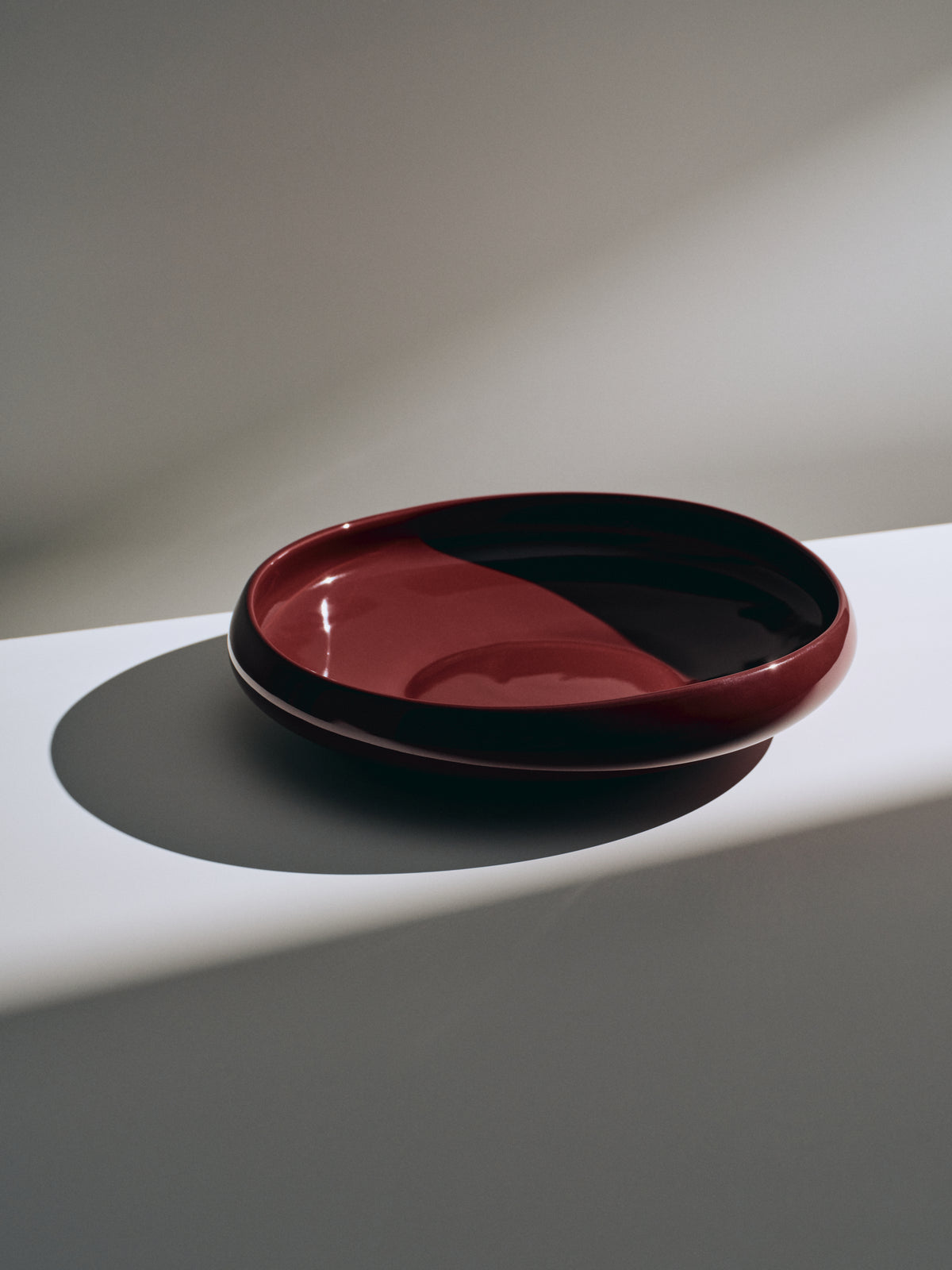 Centerpiece small, burgundy