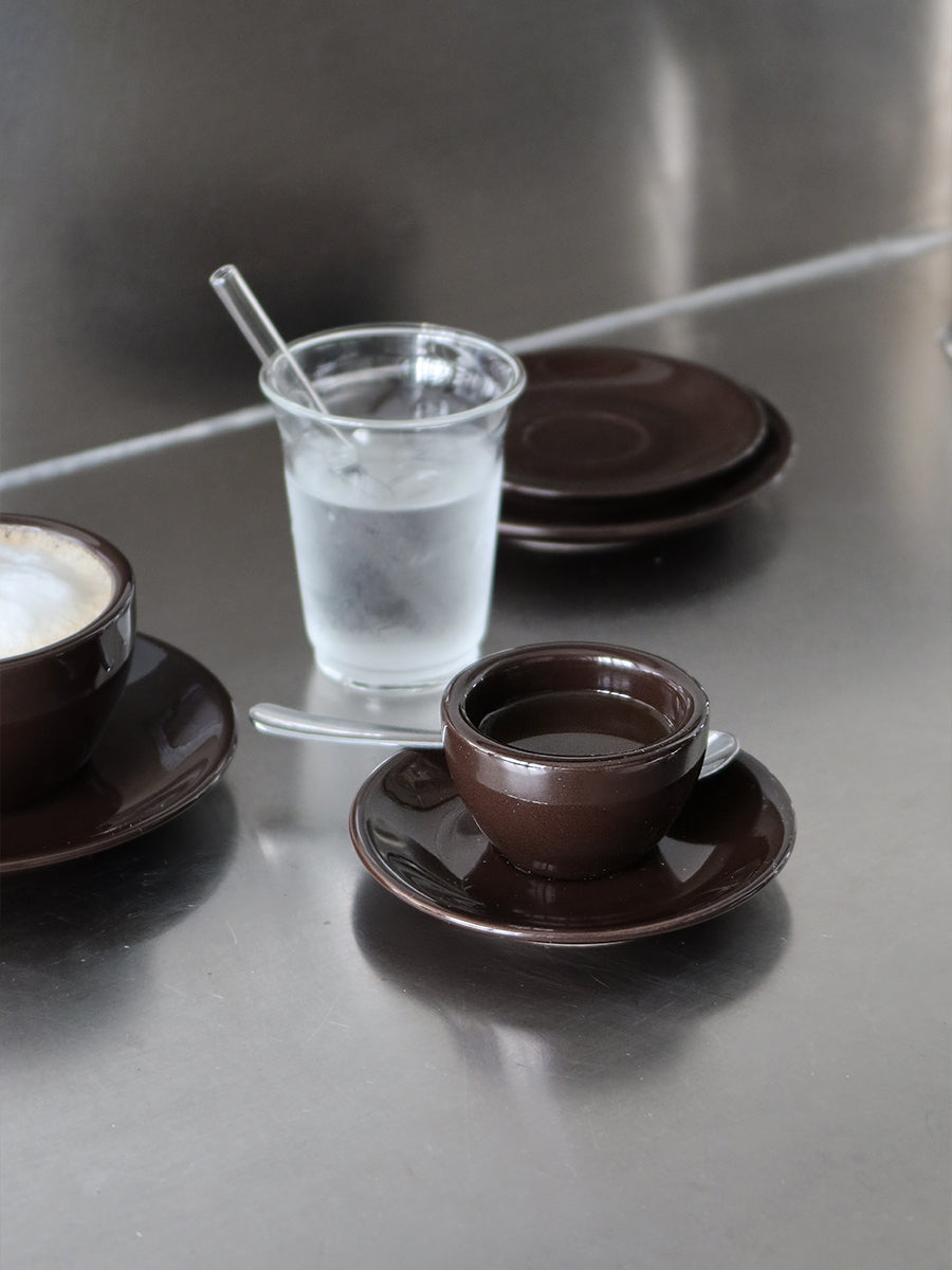 Mini Cold Cups, set of 2 + Espresso, raw cacao, set of 2