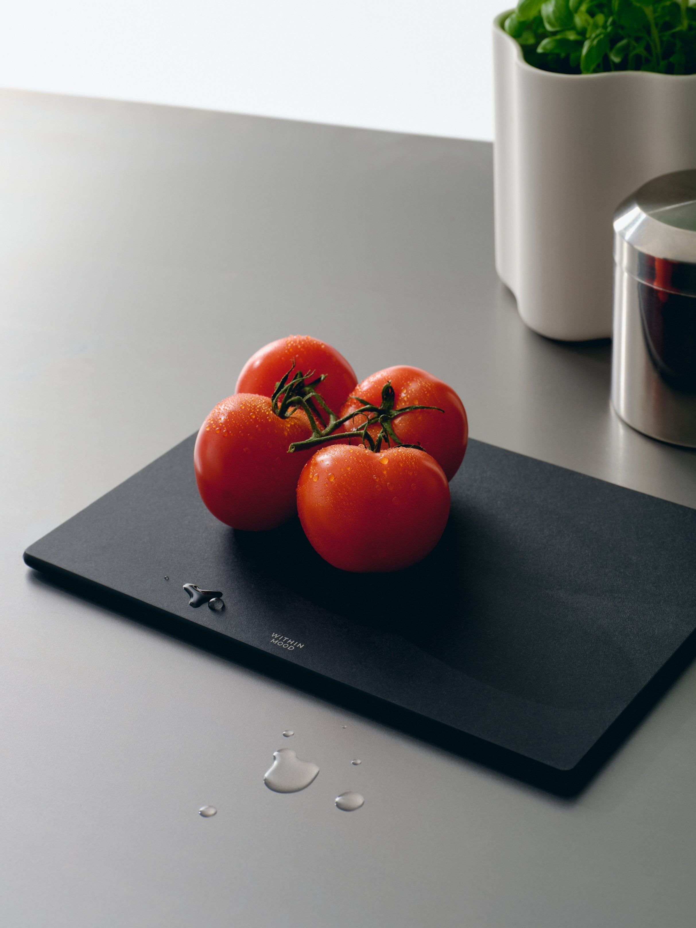 Cutting Board Set, small & large, black + Board Butter