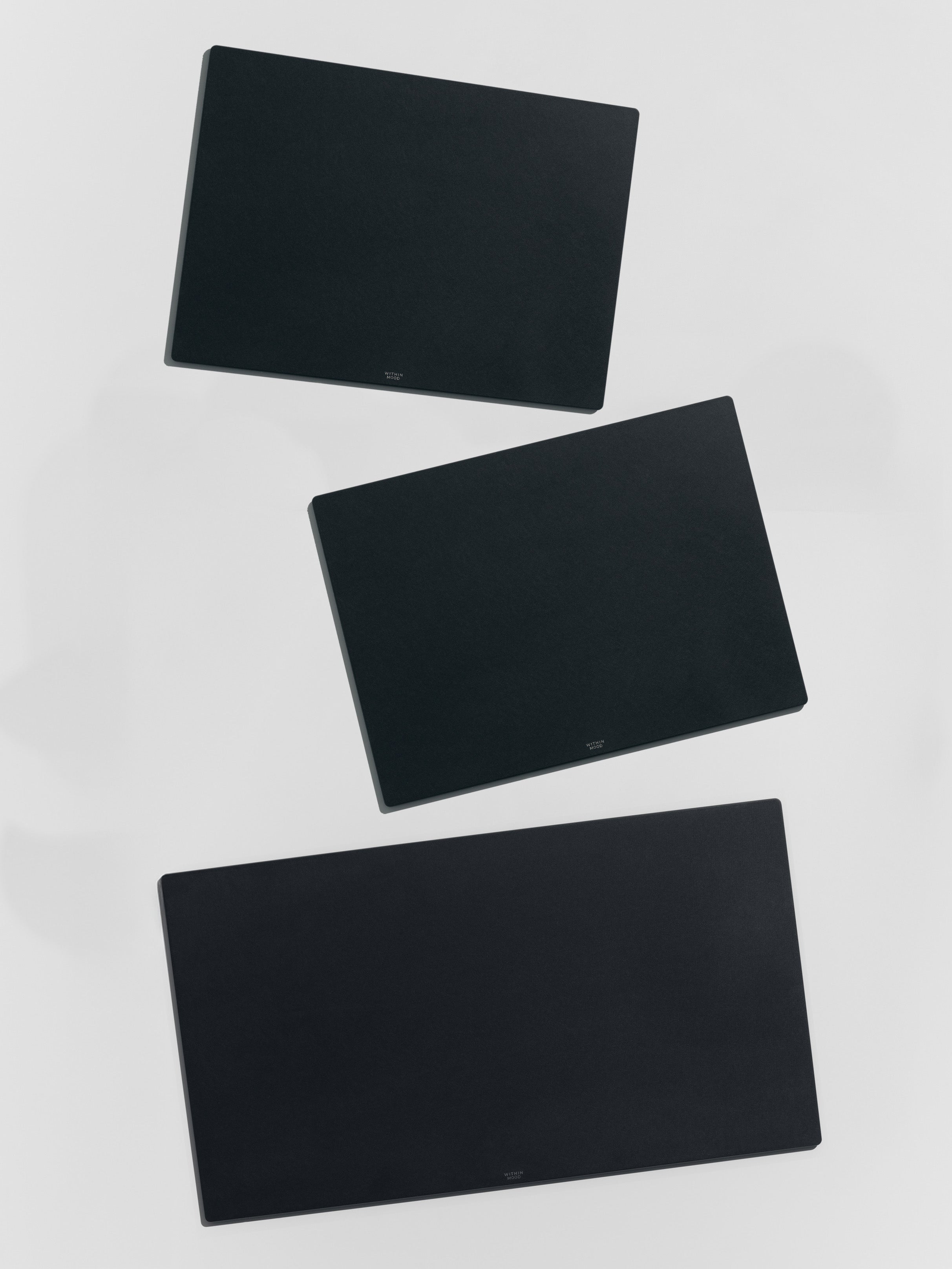 Cutting Board Bundle (2 Sizes), 2x large + 1x extra large, black