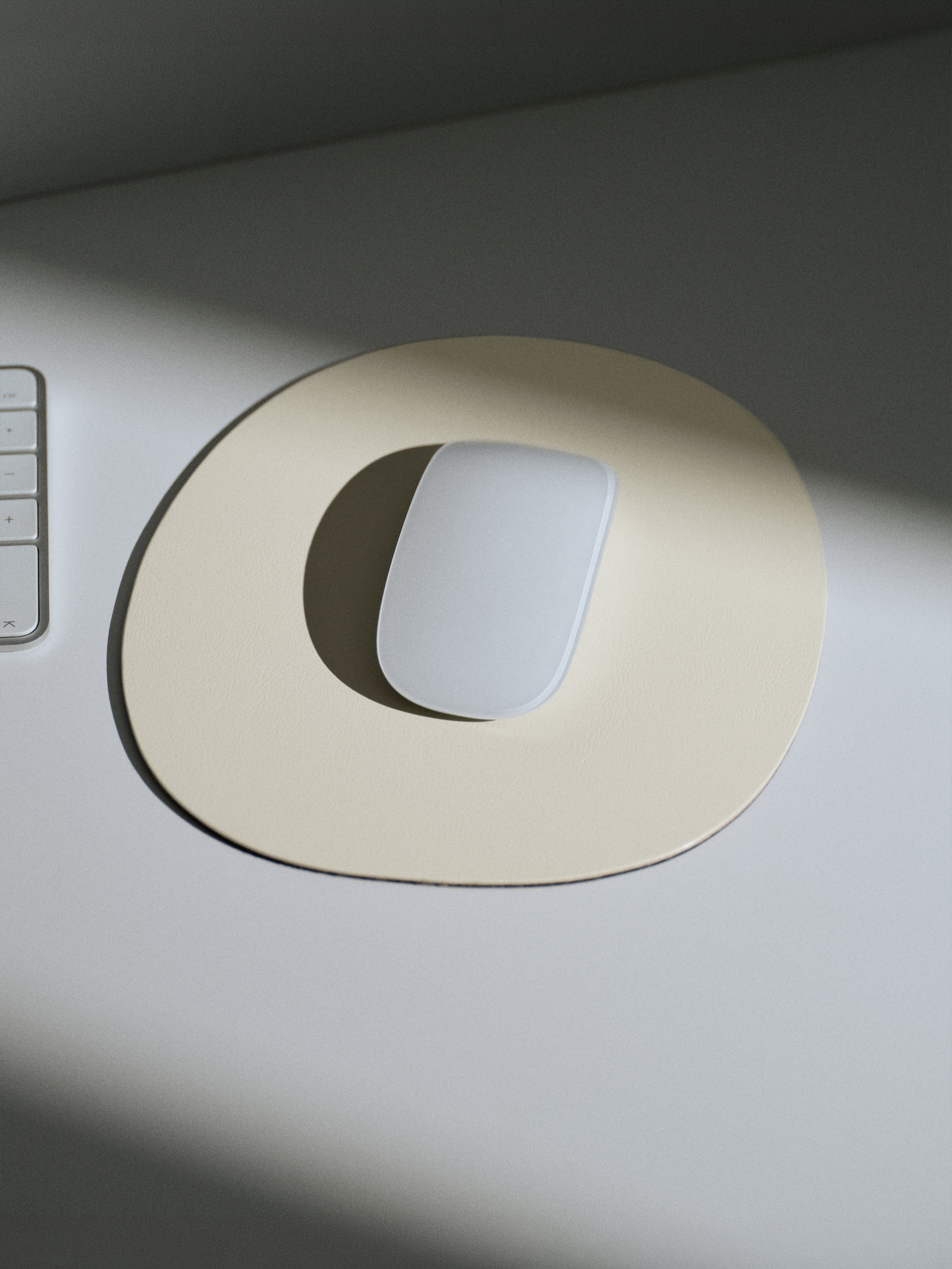 Mousepad, creamwhite
