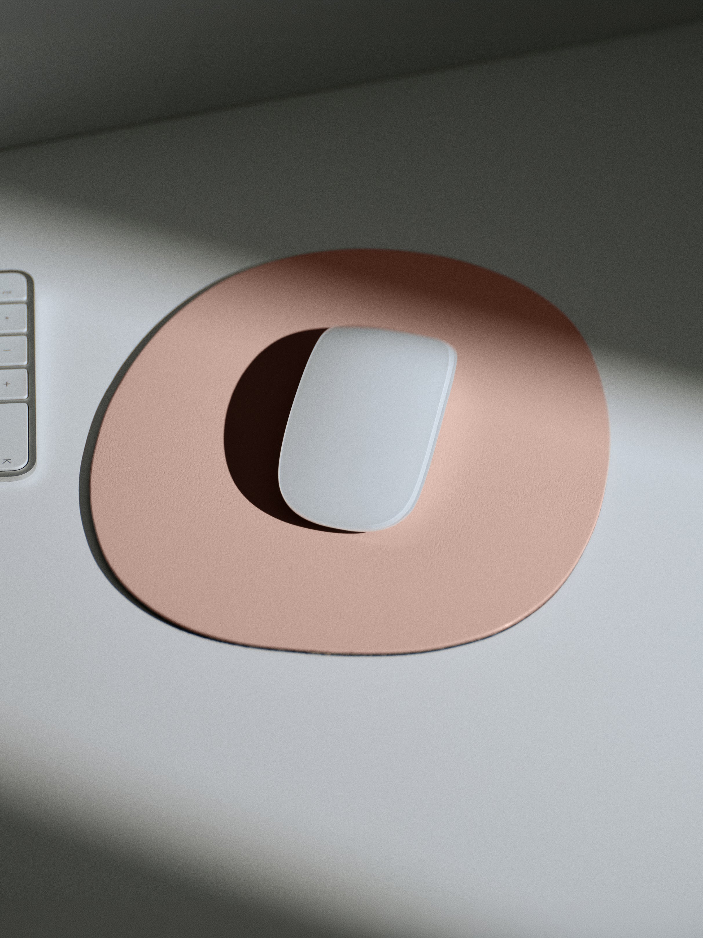 Mousepad, milky pink