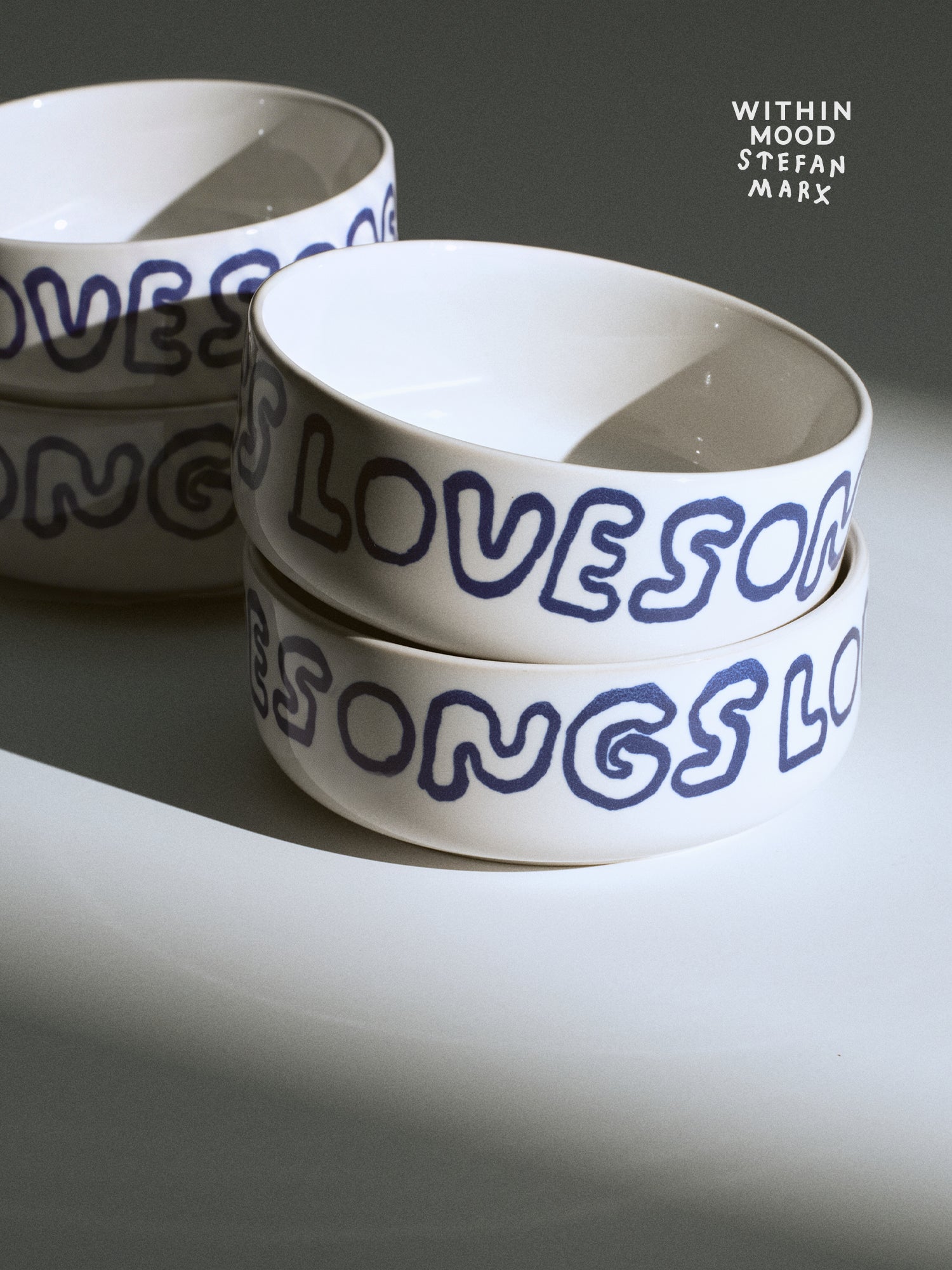 Small Bowl, Stefan Marx Ed., set of 4