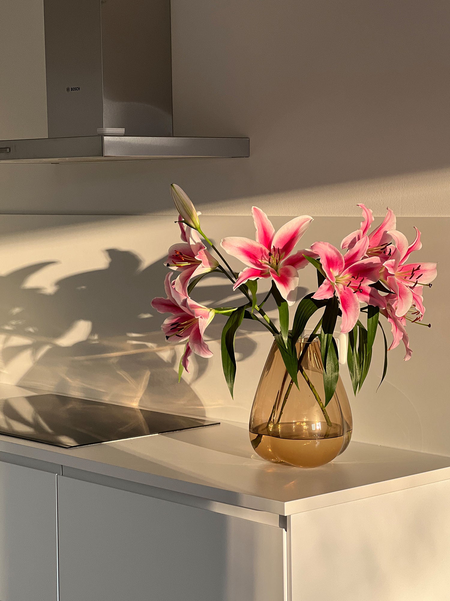 Tulip Vase, brown